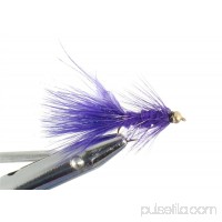 Wild Water Bead Head Purple Wooly Bugger, Size 10, Qty. 6   